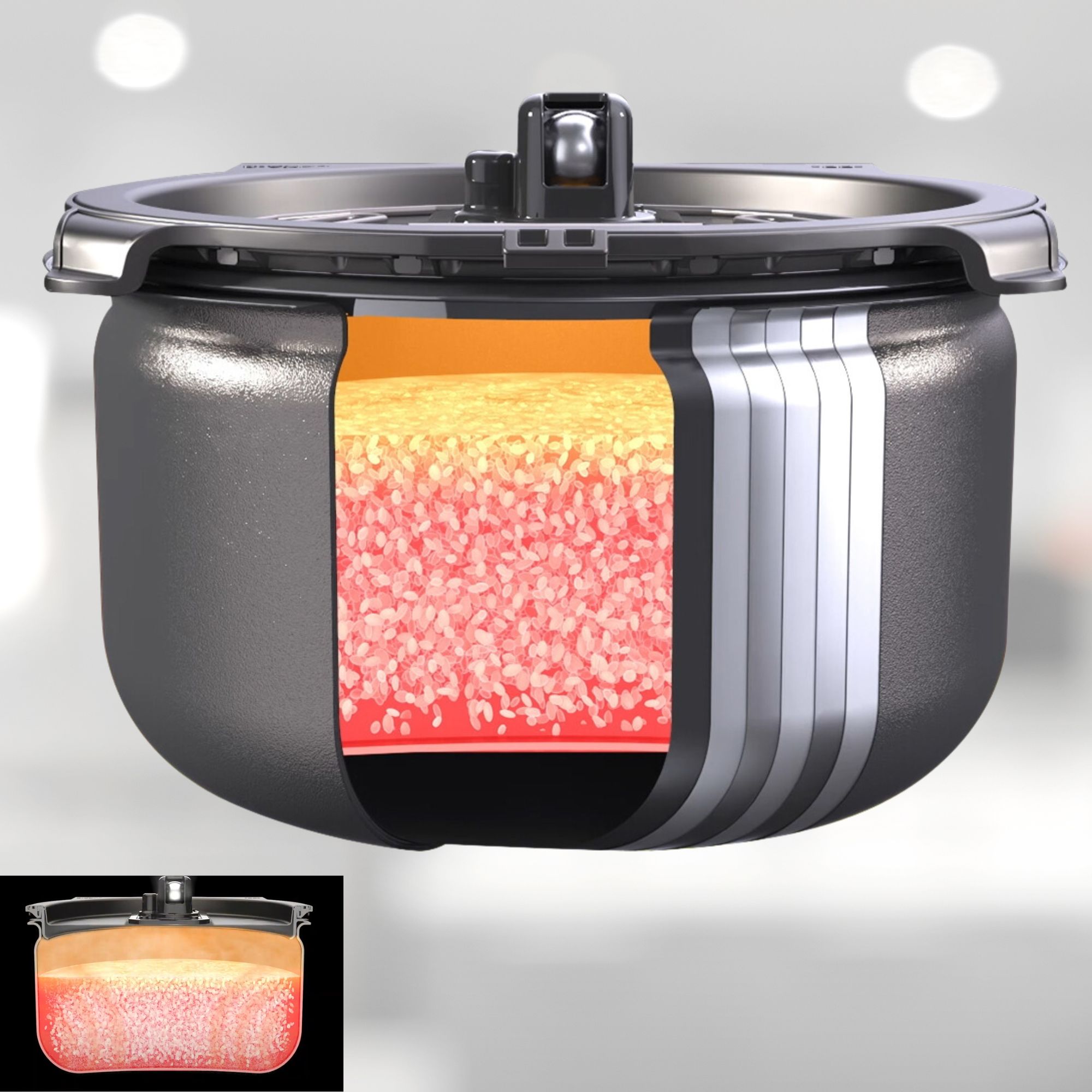 Nồi Cơm Điện Tử Cao Tần Tiger JPK-W10W 1 lít - Hàng chính hãng