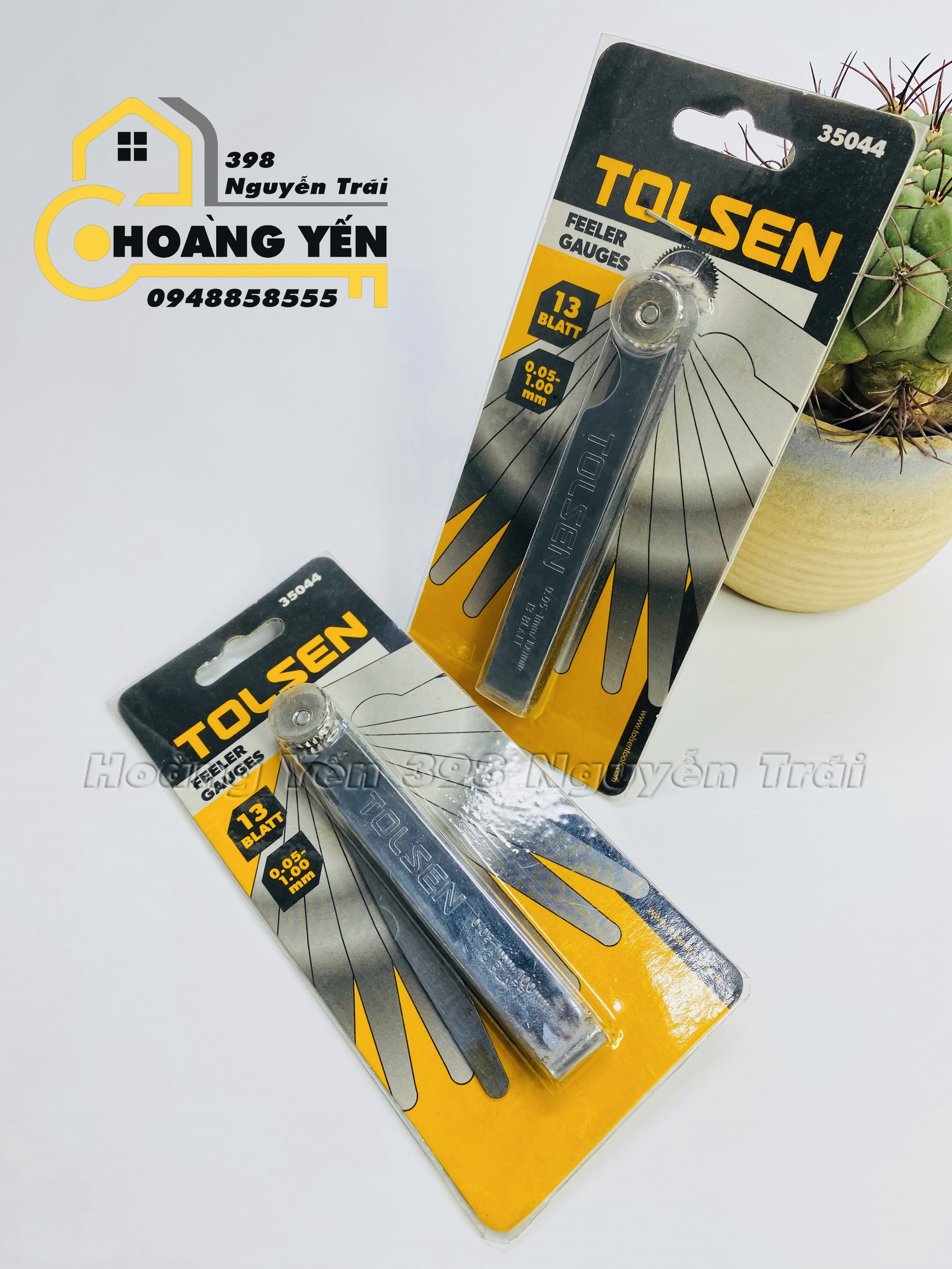 Bộ thước lá Tolsen 35044 loại 13 lá - Khóa Hoàng Yến 398 Nguyễn Trã
