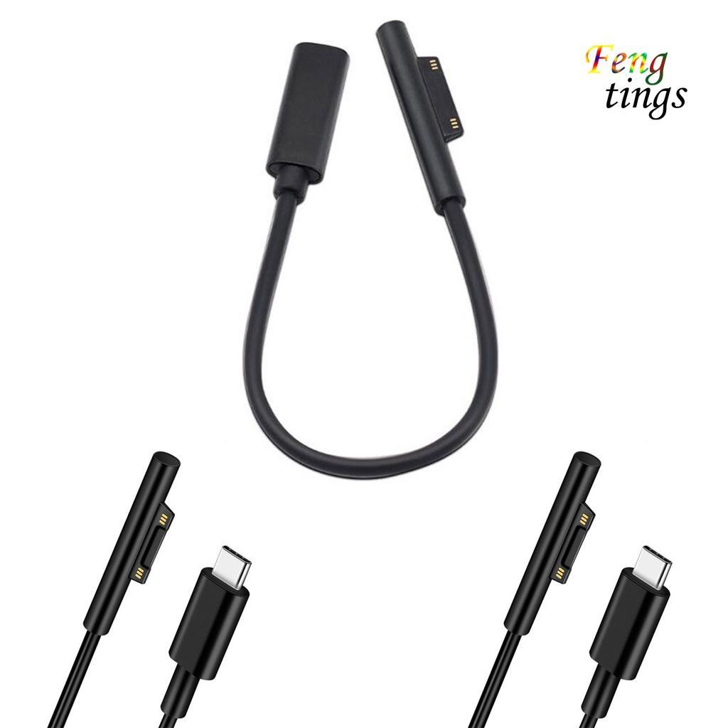 Dây cáp sạc 3A Type-c 1/1.5/1.8m cho laptop Surface Pro 3/4/5/6