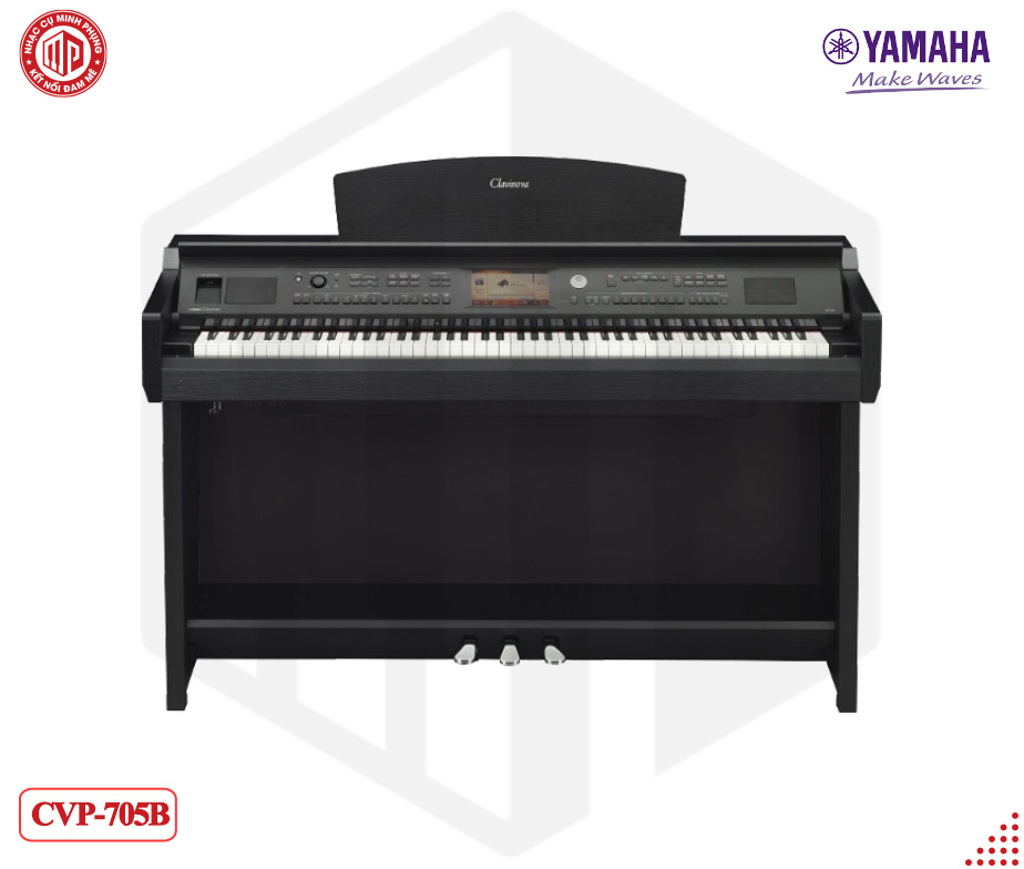 Đàn Piano điện cao cấp Yamaha CVP-705 - Màu đen nhám - Hàng chính hãng