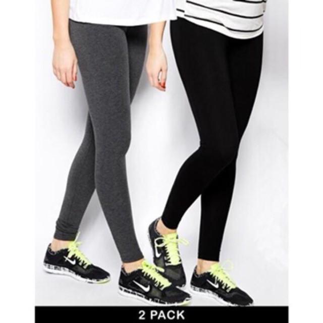 Quần legging bầu có 2 túi trước