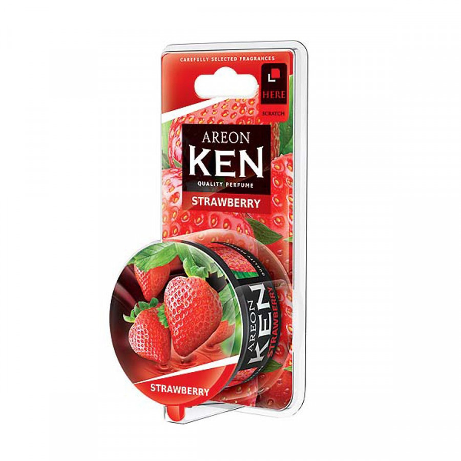 Sáp thơm hương dâu tây – Areon Strawberry Ken (Ngọt nhẹ)