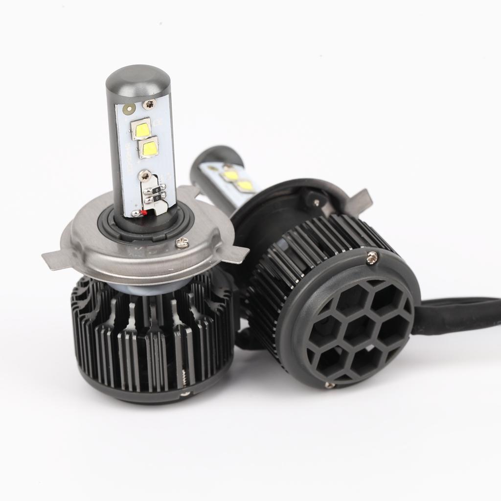 2pcs   Kit 80W 7200LM Bulb  6000K White