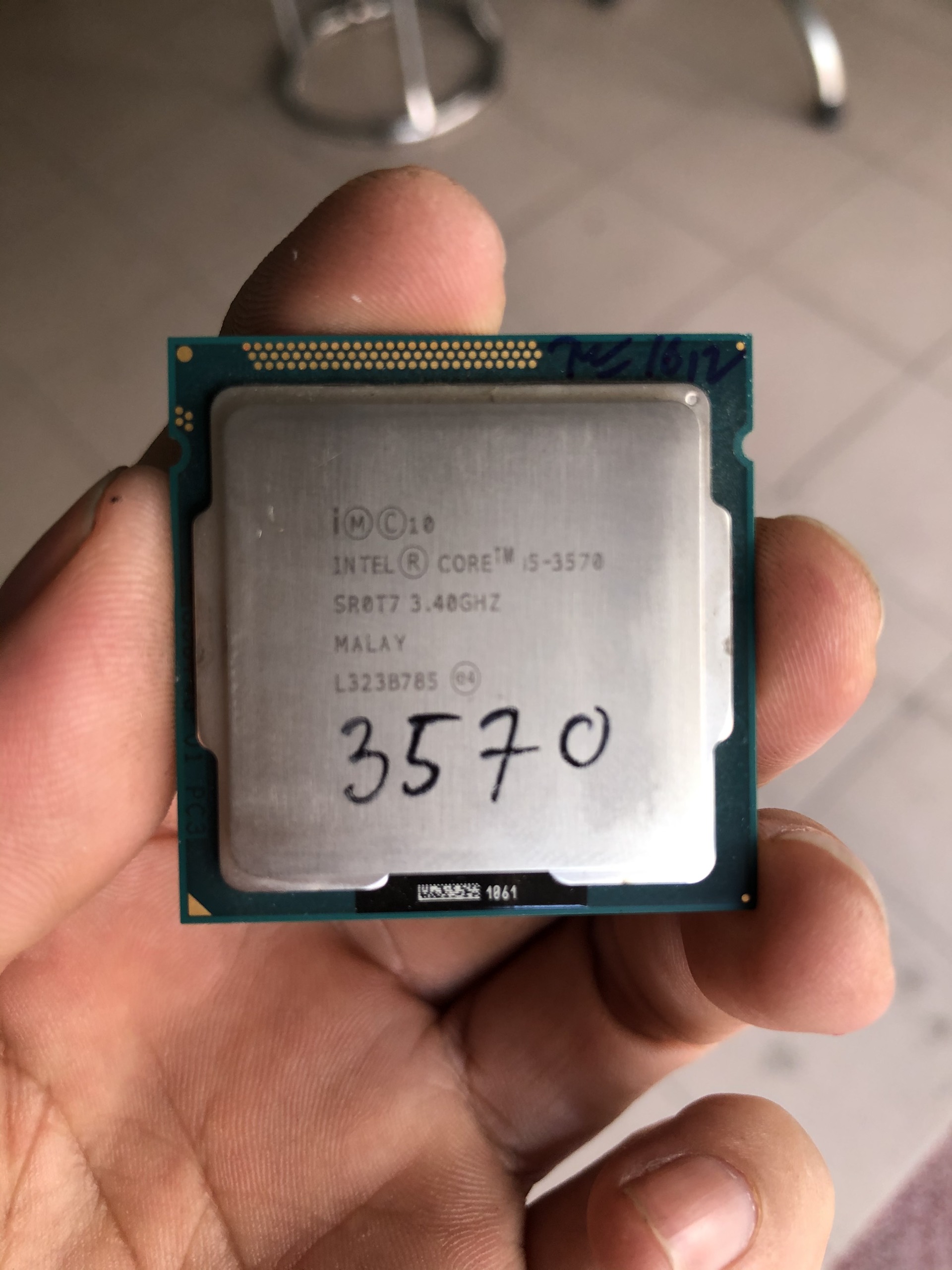 CPU INTEL CORE I5 3570 SK1155 HÀNG CHÍNH HÃNG + TẶNG KÈM KÈO TẢN NHIỆT (BẢO HÀNH 36T)