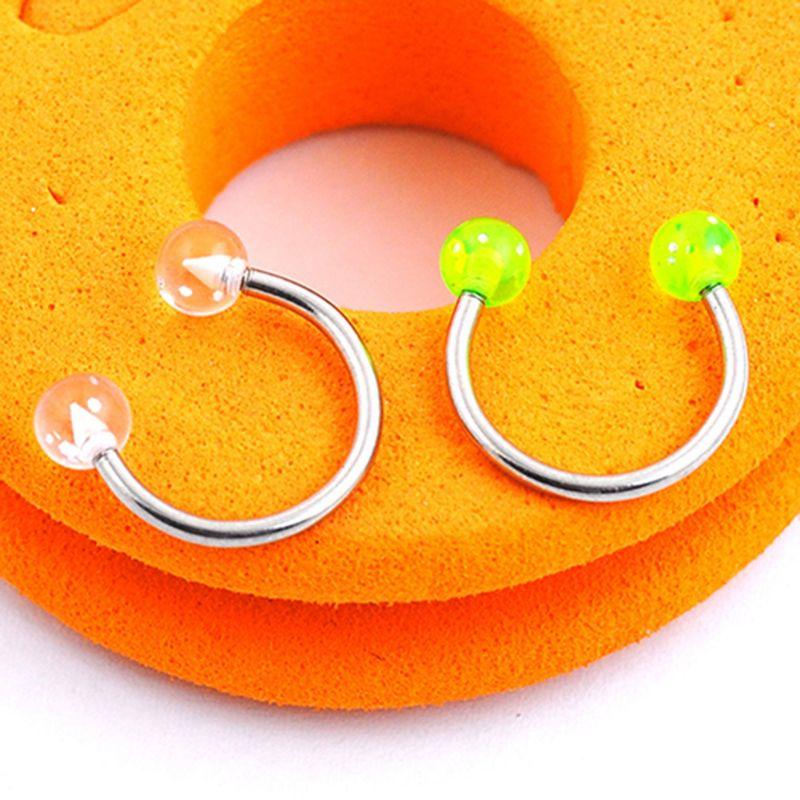 Khuyên Tai / Khuyên Septum - Khuyên Chữ U - nhiều màu (6mm/8mm/10mm) - Đeo tai, septum, môi