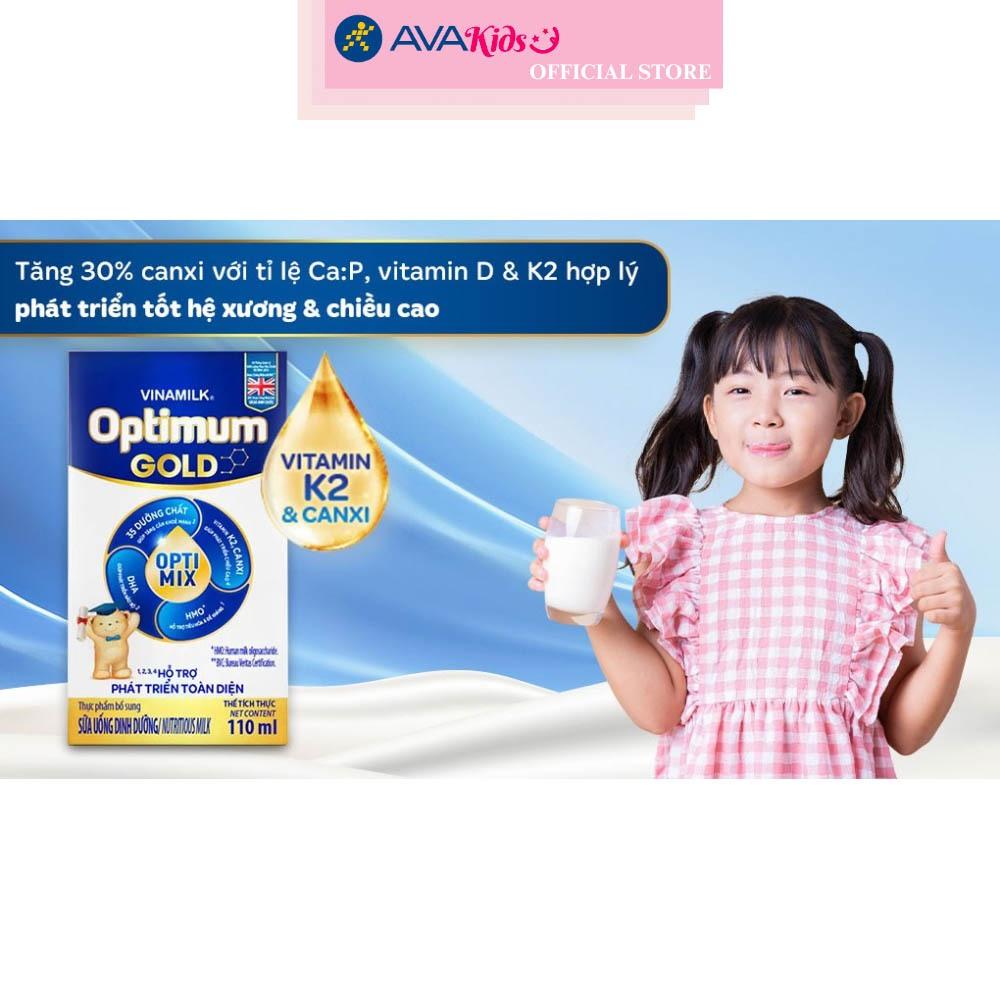 Lốc 4 hộp sữa pha sẵn Optimum Gold 110 ml (từ 1 tuổi)