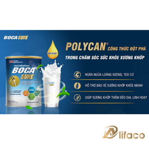 Mua 3 tặng 1 BOCA SURE hỗ trợ xương khớp ALIFACO Sữa Non sữa non nhập khẩu từ Mỹ 400gr