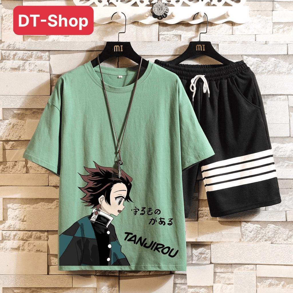 Đồ Bộ Nam Mẫu Mới FREESHIP Bộ Thể Thao TANJIROU Nhật Bản Thời Trang Độc Lạ Phong Cách Trẻ Trung Siêu Mát Mùa Hè - Hàng