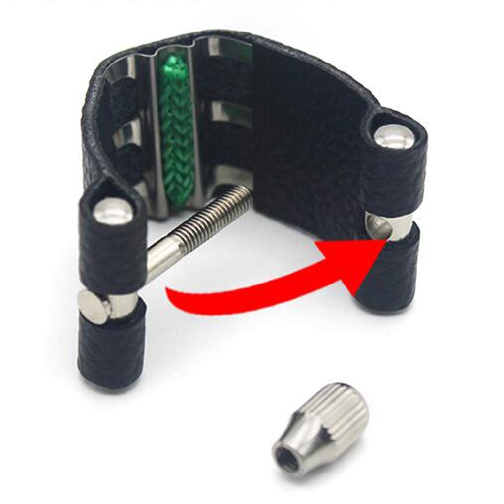 2xAlto Soprano Tenor Saxophone Mouthpiece Ligature Sax Accs Alto E