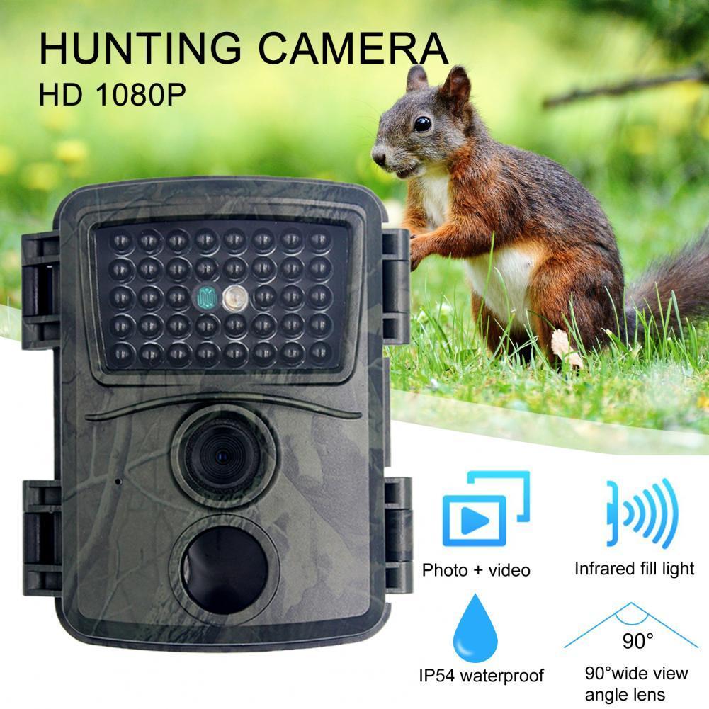 Camera 12MP Trail 1080p HD HUNTING CAM PIR IR Night Vision IP54 Máy ảnh săn bắn trường không thấm nước Động vật hoang dã Máy ảnh ngoài trời