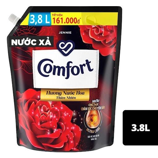 Nước Xả Vải Comfort Jennie Đỏ 3.8L