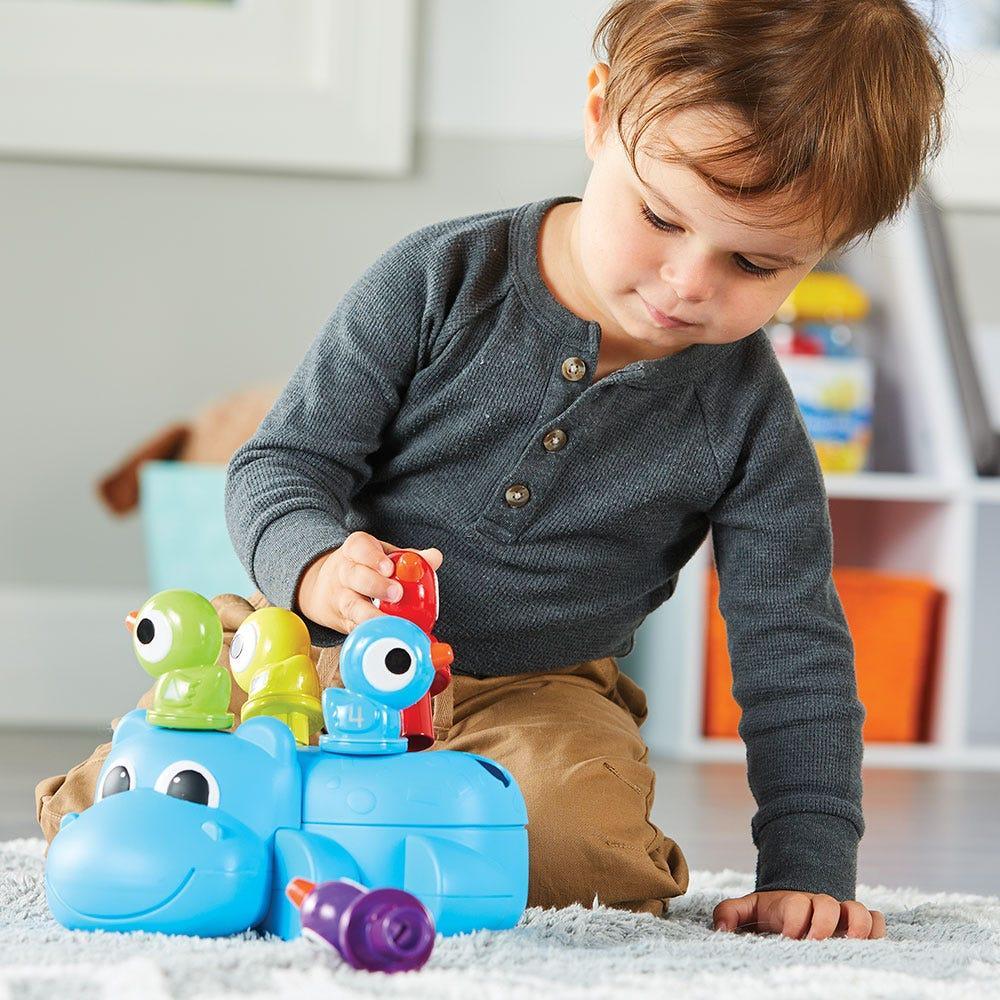 Bộ đồ chơi vận động tinh chủ đề hà mã - Huey The Fine Motor Hippo