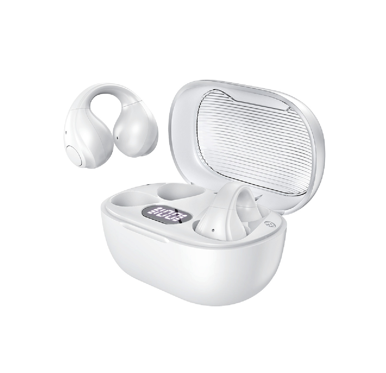 Tai Nghe Không Dây Kẹp Tai TWS Vivumax Sport 1 màu trắng - Hàng Chính Hãng, Bảo Hành Chính Hãng