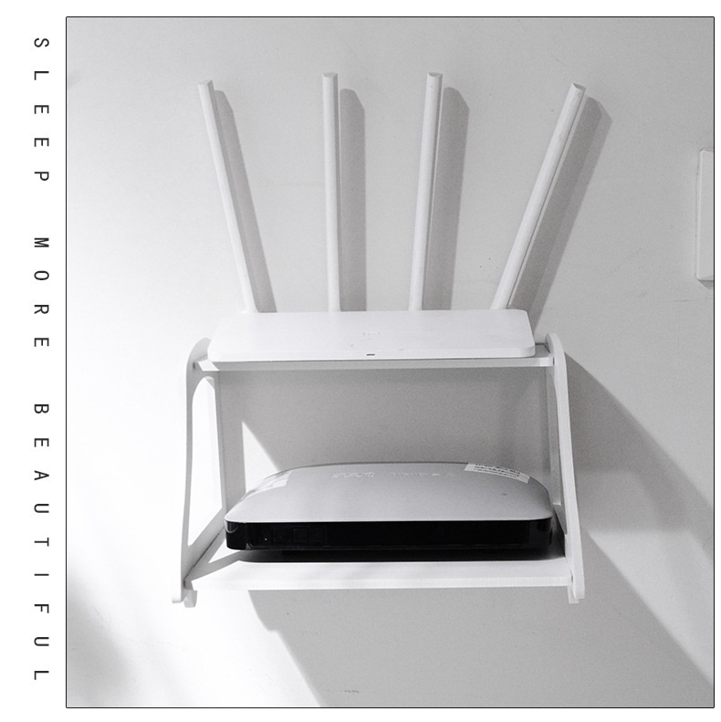 Giá Wifi Kệ Wifi Gắn Tường Không Cần Khoan Tiện Ích