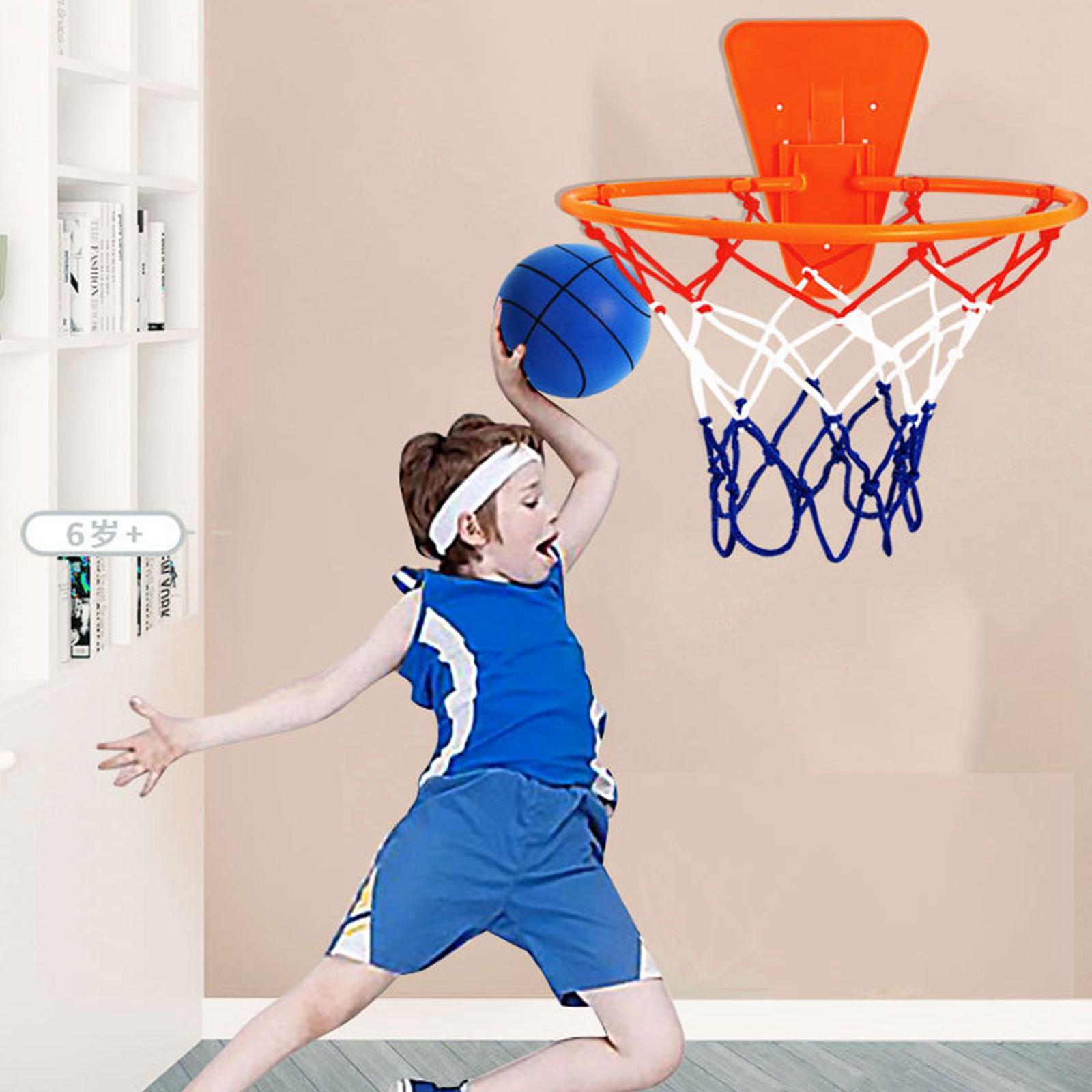 Mini Basketball Hoop Wall Frame Stand Basketball Game Accessory Kids Basketball Hoop Indoor for Home Bedroom Living Room Door