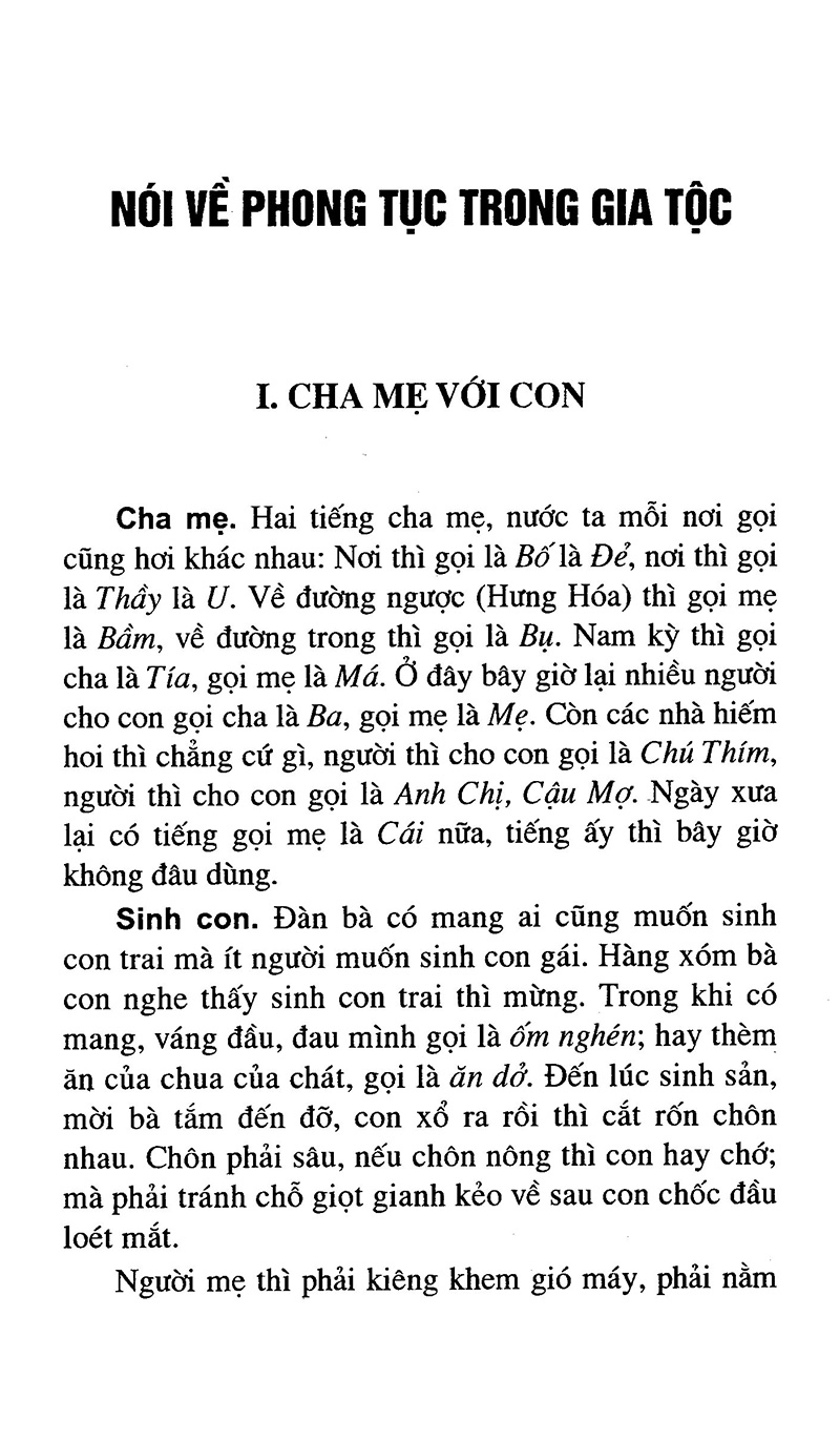 Việt Nam Phong Tục - Tác Giả Phan Kế Bính (HH)