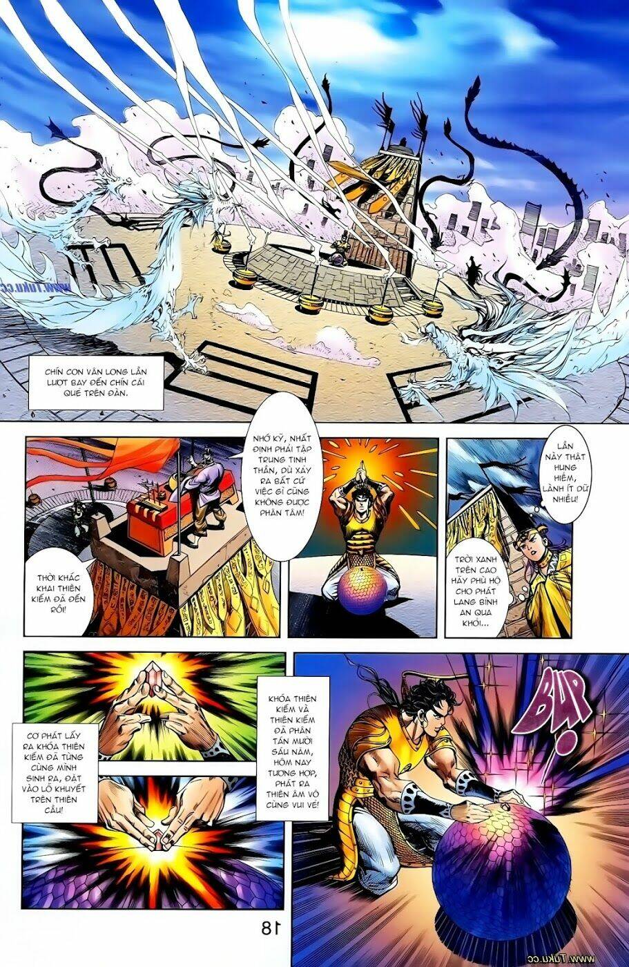 thiên tử truyền kỳ 1 - cơ phát khai chu bản chapter 119 14