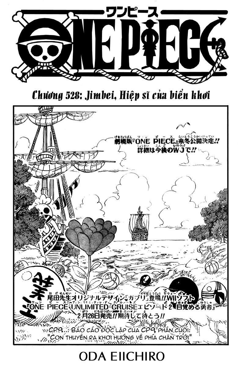đảo hải tặc - one piece chapter 528 1