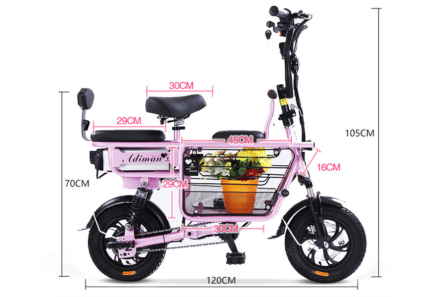 XE ĐẠP ĐIỆN ADIMAN X1 48V-10A (VNBIKE)