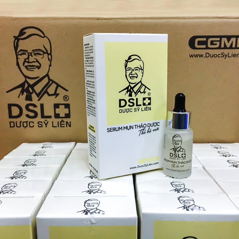 Serum Mụn Thảo Dược Thế Hệ Mới 15G - Dược Sĩ Liên, giúp giảm mụn, sạch da