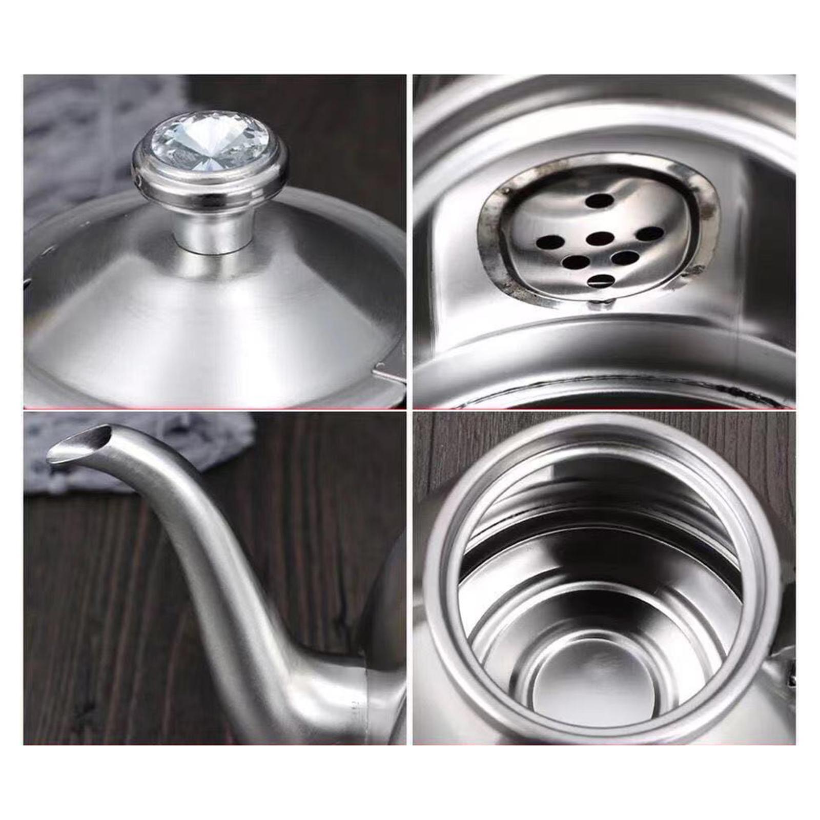 Stainless Steel Kettle Stovetop Tea Kettle for Travel .5L