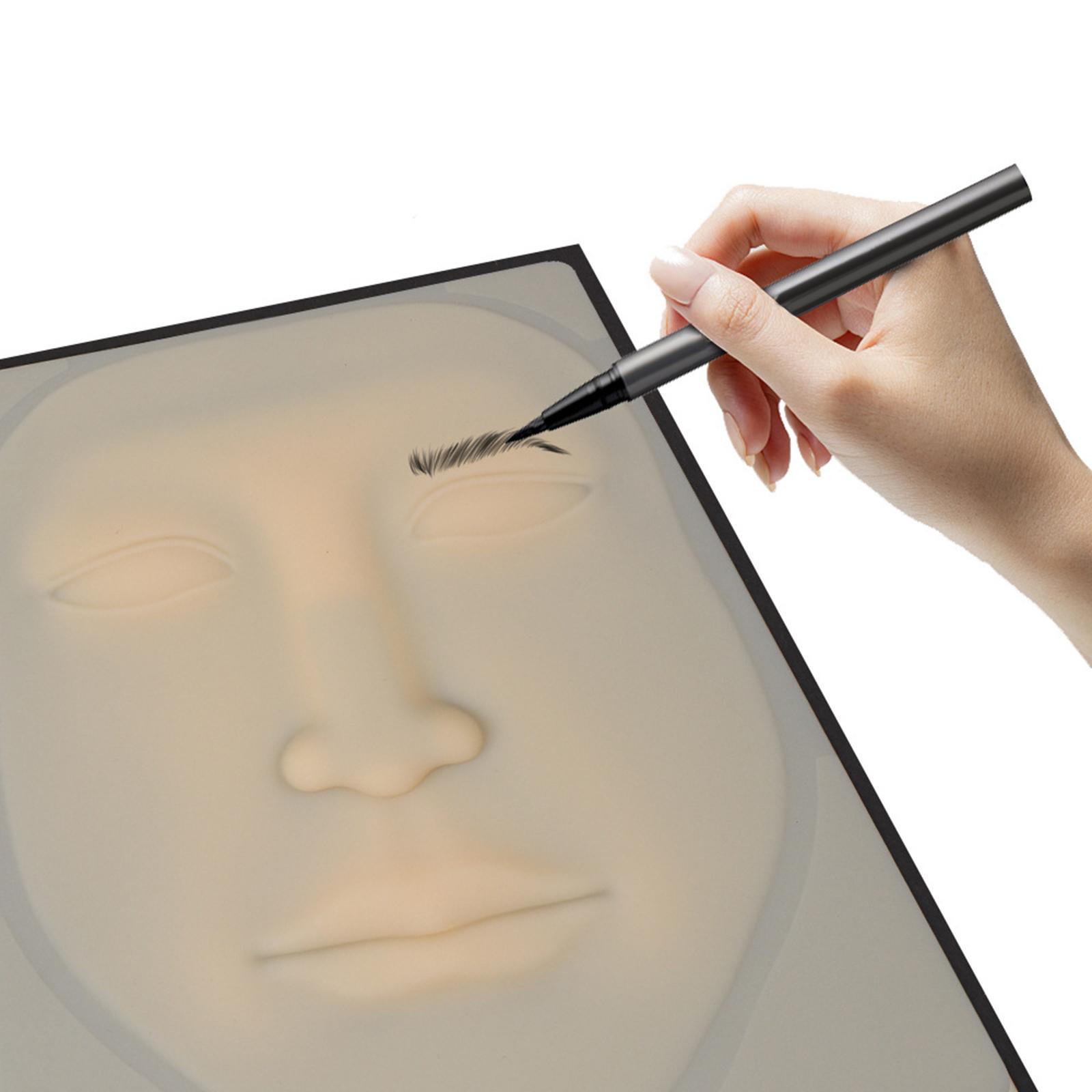3D Silicone Eyebrow Eyeliner Practice  Makeup for Beautician Novice