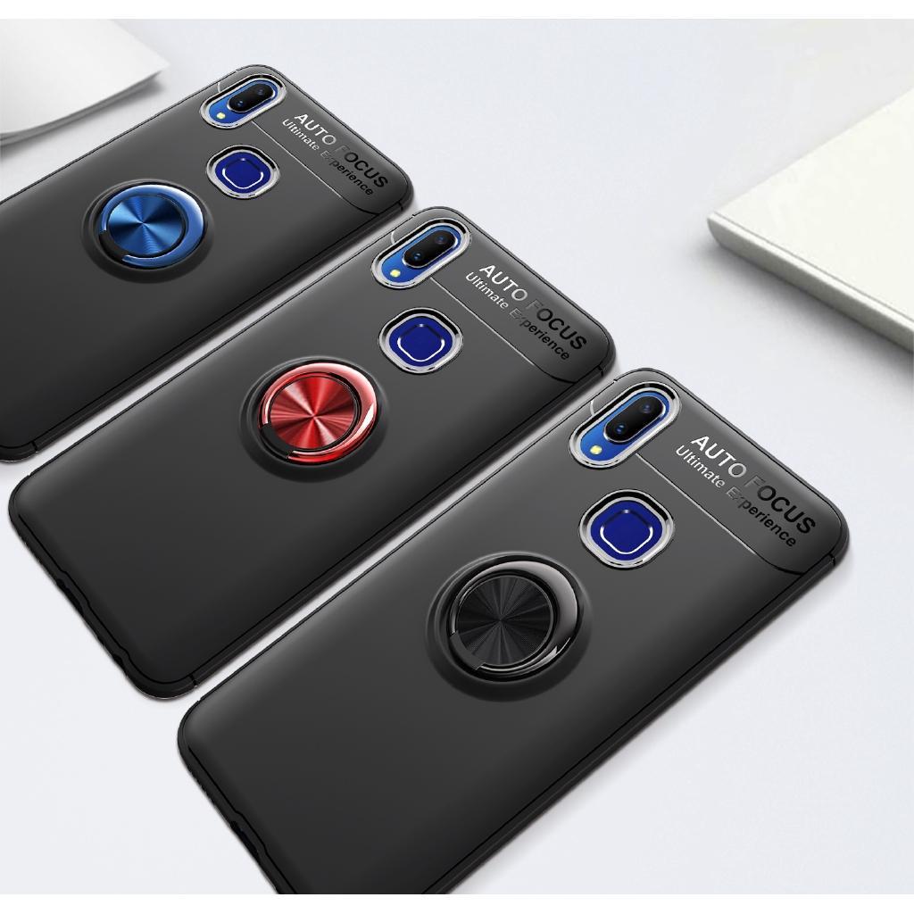 Ốp điện thoại silicone mềm có vòng nhẫn từ tính cho Vivo V11 / V11 Pro / V11i