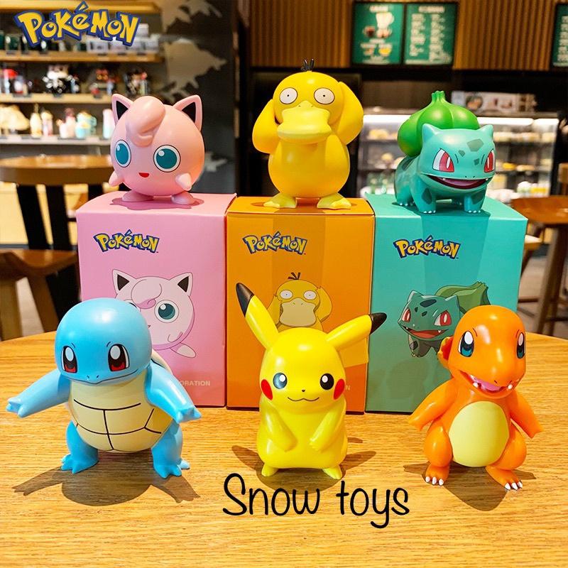 Mô Hình Pikachu Phim Hoạt Hình Pokemon, Thích Hợp Trang Trí, Decor, Bộ Sưu Tập, Làm Quà Tặng - Full Box