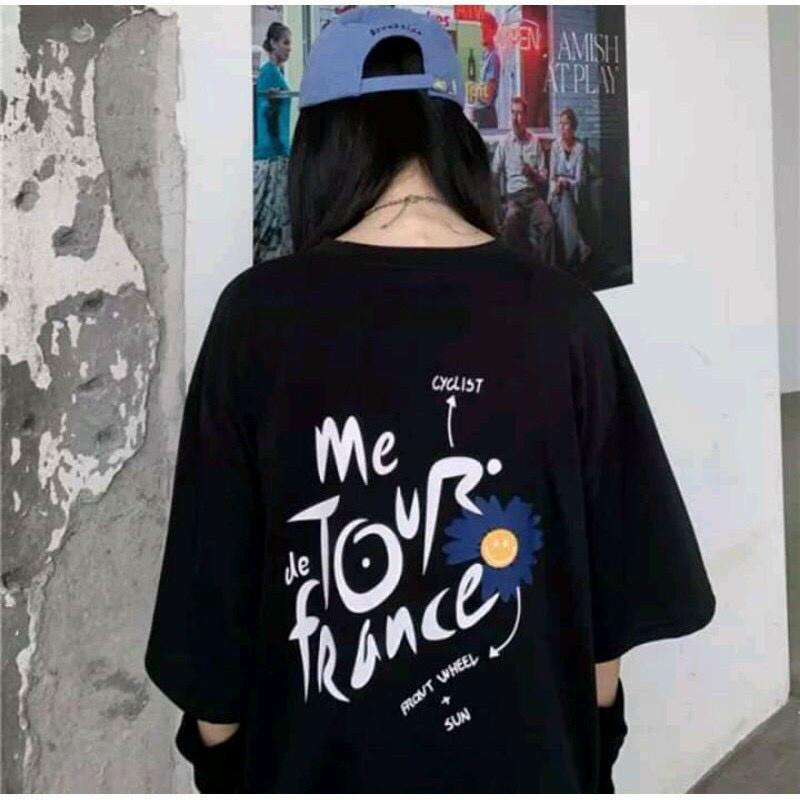 Áo thun nữ tay lỡ form rộng unisex nam nữ mặc đều đẹp in hình phong cách Hàn Quốc AT32