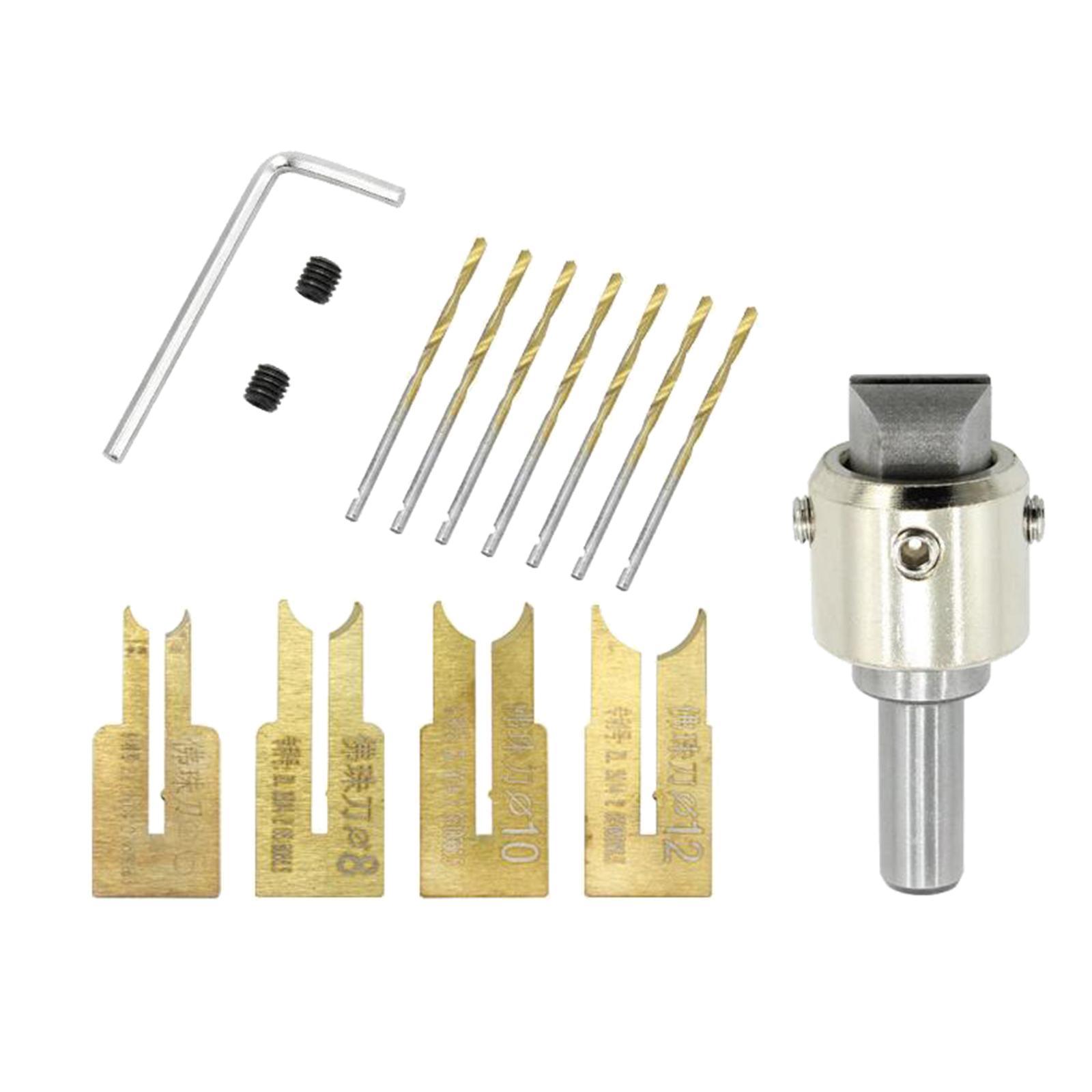 Wood Beads Maker Buddha Beads Drill Bit Milling Cutter Set