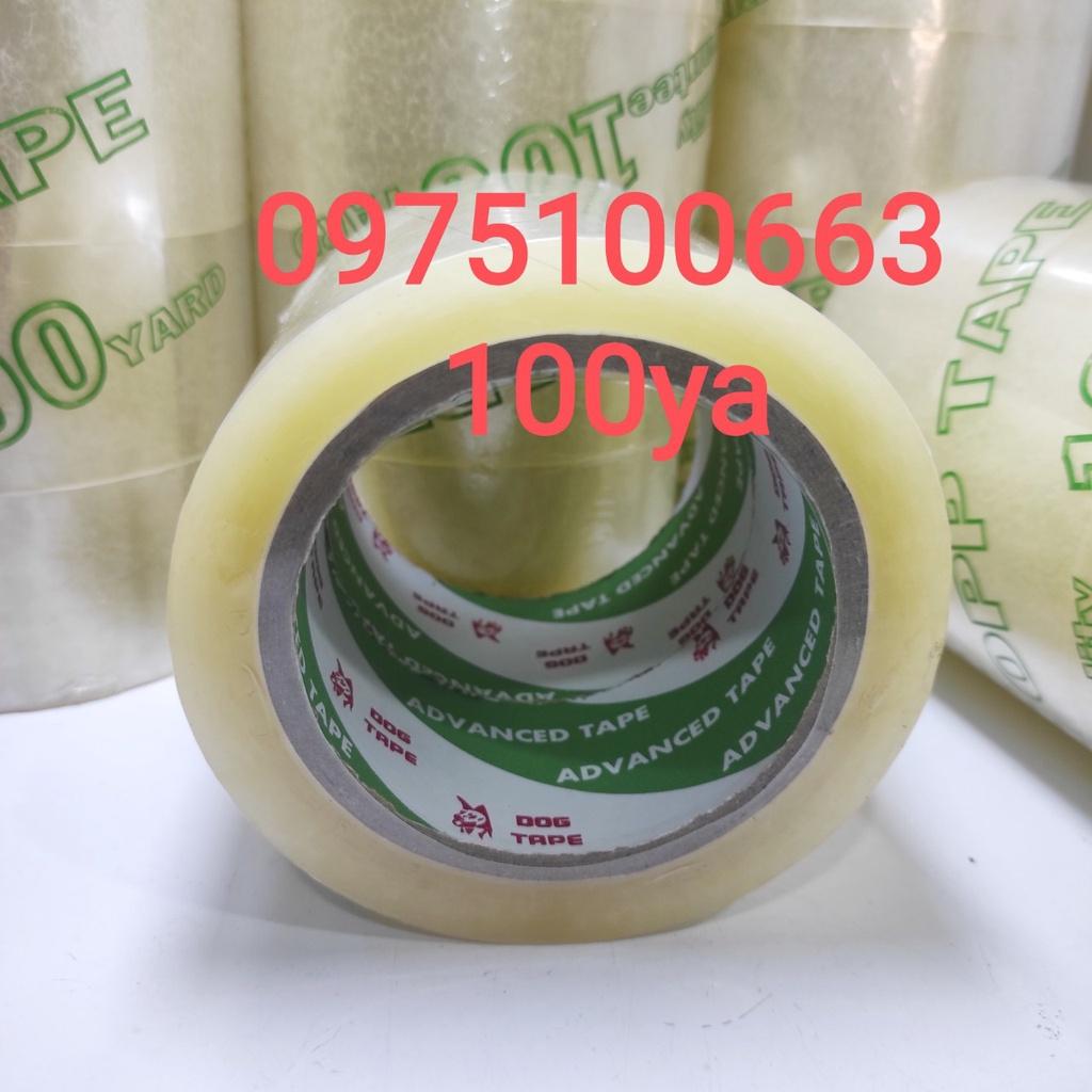 Băng keo 100 Yard - keo trong dán thùng