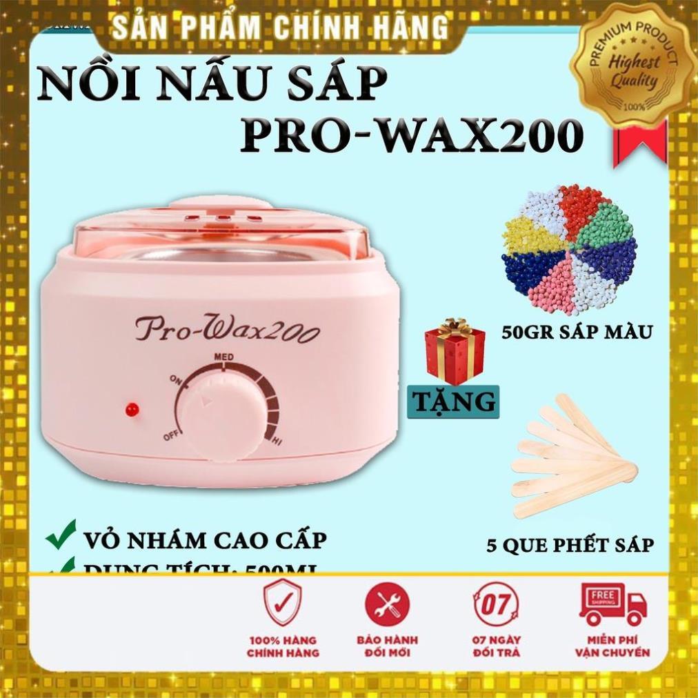 NỒI NẤU SÁP WAX LÔNG PRO WAX 200 Chuyên dùng wax lông tay chân nách bikini- HÀNG LOẠI 1