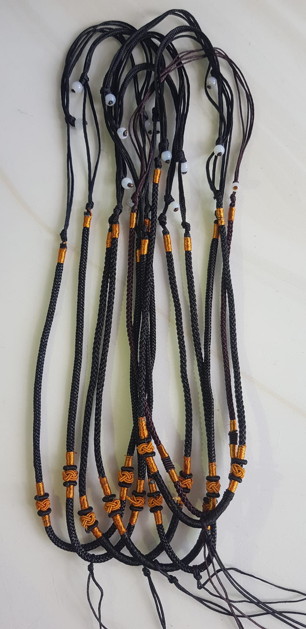 Sợi Dây Đeo cổ mới ĐEN Kiểu dạng rút đẹp Size 3mm x dài trồng cổ Anh Chị tự chỉnh theo ý 23cm - 30cm Phối với mặt Phật, mặt dây chuyền nam nữ đeo được hết rẻ đẹp ạ