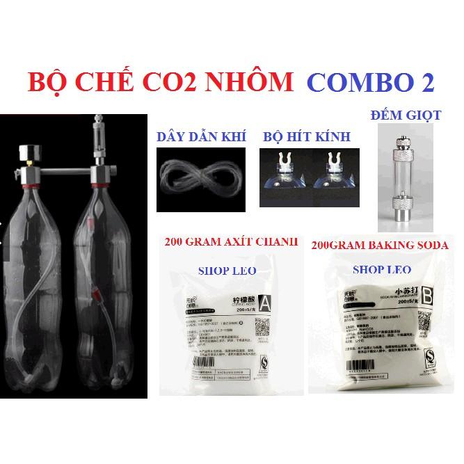 BỘ CHẾ CO2 NẮP NHÔM - BỘ CHẾ CO2 THẾ HỆ MỚI