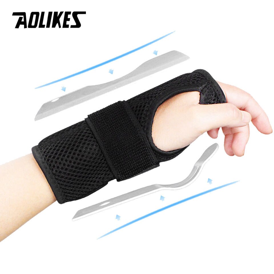 Băng nẹp cố định khớp cổ tay AOLIKES A-1672 Metal Plate wrist support