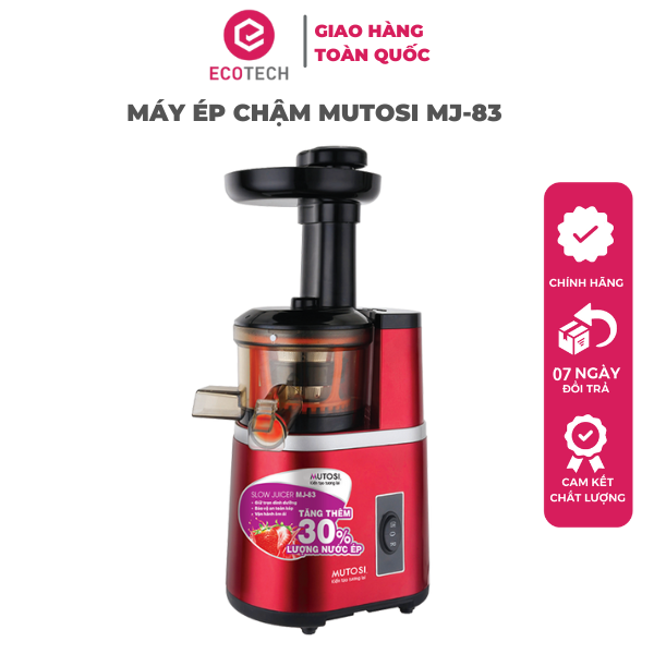 Máy Ép Chậm MUTOSI MJ-83 - Hàng Chính Hãng