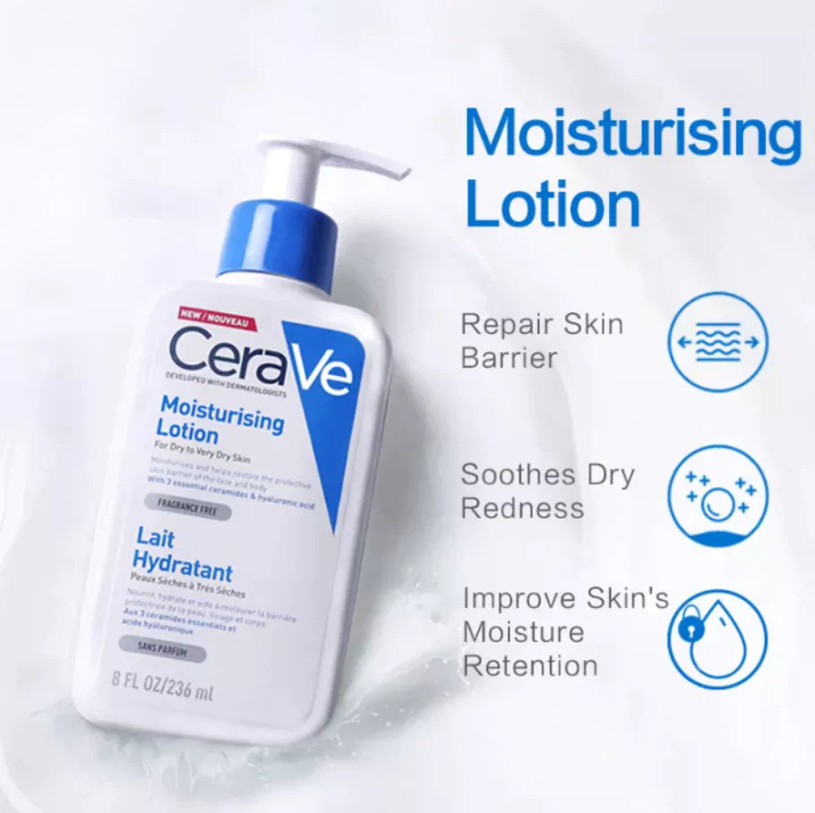 Sữa Dưỡng Giúp Dưỡng Ẩm Dành Cho Da Khô Cerave Moisturising Lotion 236ml