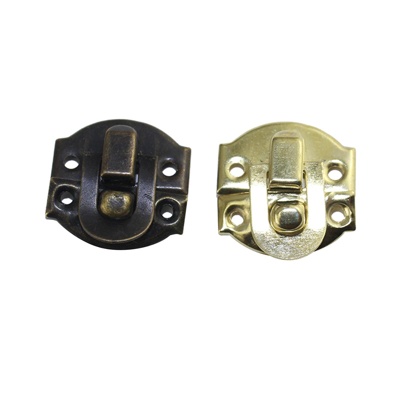 50Pcs Smooth Wooden Box Catch latches, Hasp Locks Accessories Hardware Decoration Buckles for Jewelry Boxes, , Drawer, Cabinet