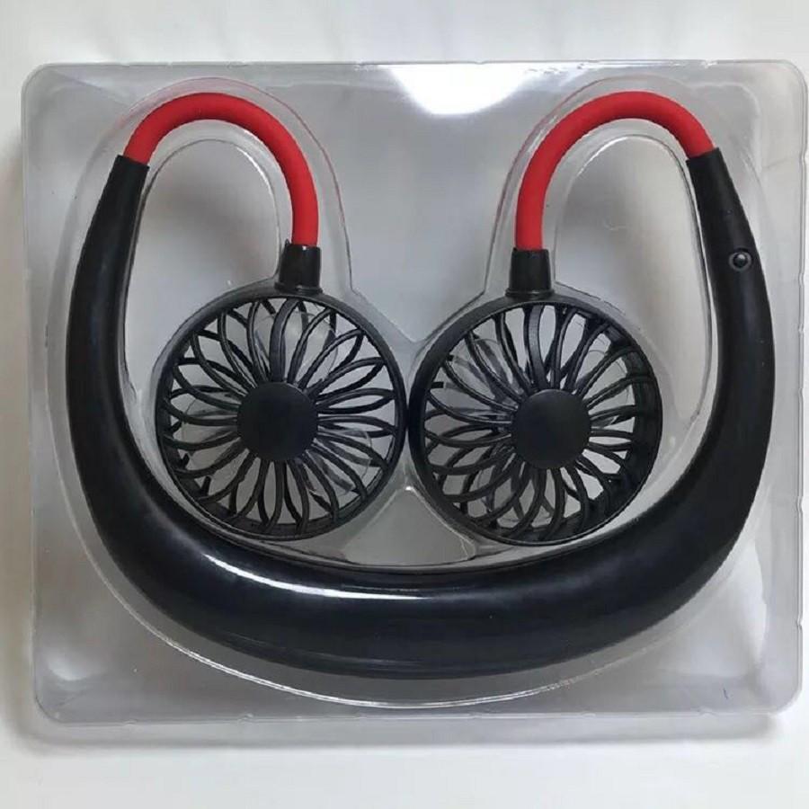 Quạt đeo cổ sạc usb siêu tiện lợi Đeo Cổ 360 Độ