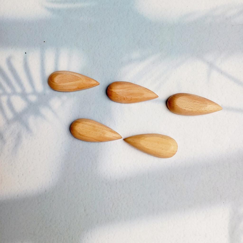 Gác/Kê Đũa Oval Gỗ Beech Hình Giọt Nước, Gác Gỗ Sang Trọng