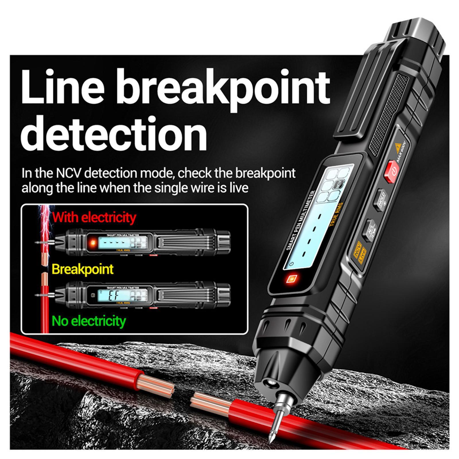 Digital Multimeter Tester Voltage Multimeter Sound Light Alarm Automatic Shutdown Electrical Voltmeter Tester Voltage