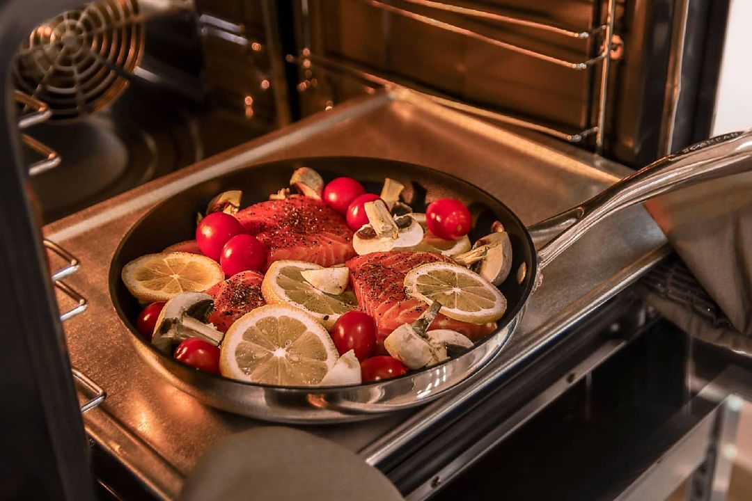 Chảo chống dính đáy từ Scanpan HaptiQ 28cm 6001002800, sản xuất tại Đan Mạch, bảo hành chống dính 3 năm