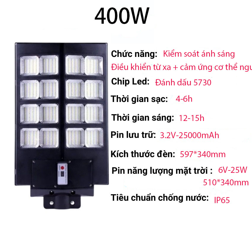 Đèn Liền Thể Năng Lượng Mặt Trời, Liền Thể 16 ô - 20 ô - 24 ô  Chính Hãng TYS TAI YANG SHEN