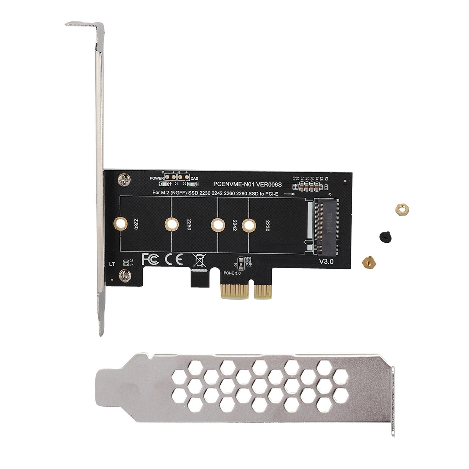 M.2 SSD M Key -e 3.0 x1 Expansion Card Pci-e 3.0 x1 Lane to M.2 Host Controller Expansion Card for PM970 980 981 PM961 SM961