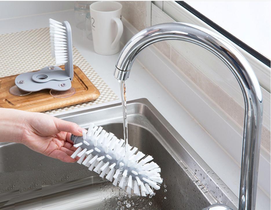Dụng cụ cọ rửa ly, cốc, bình sữa . Rửa cực nhanh đơn giản, dễ dàng