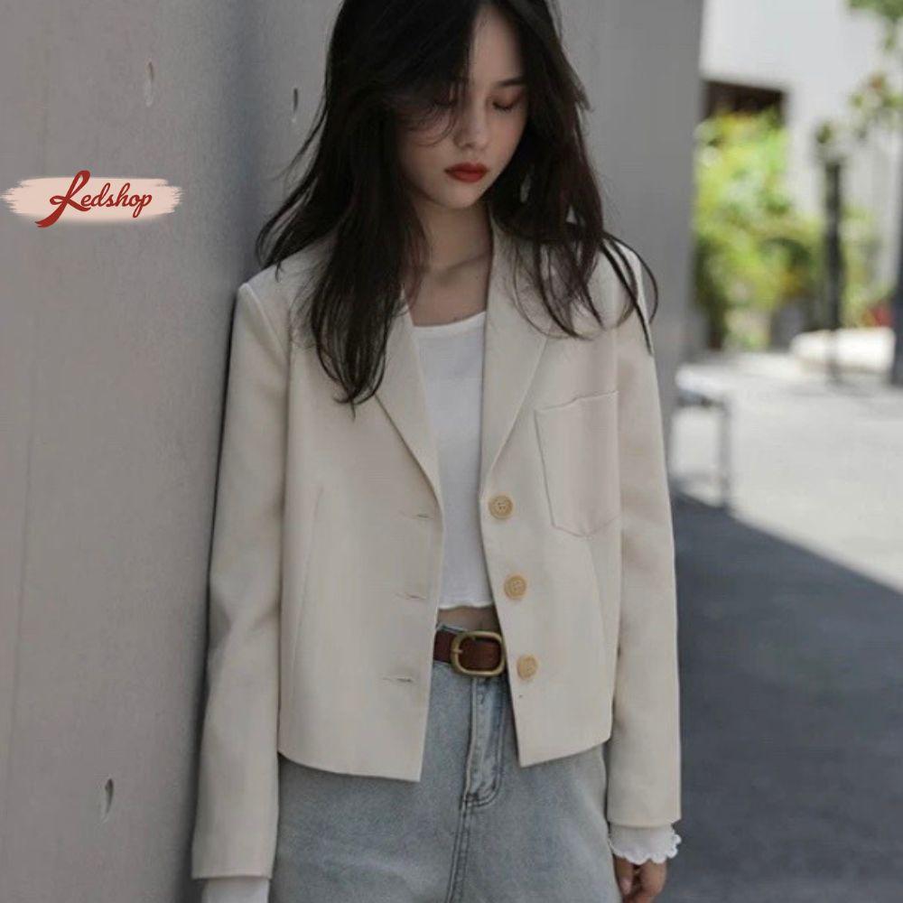 Áo blazer croptop công sở, đi chơi thời trang Hàn Quốc Red Shop_27930