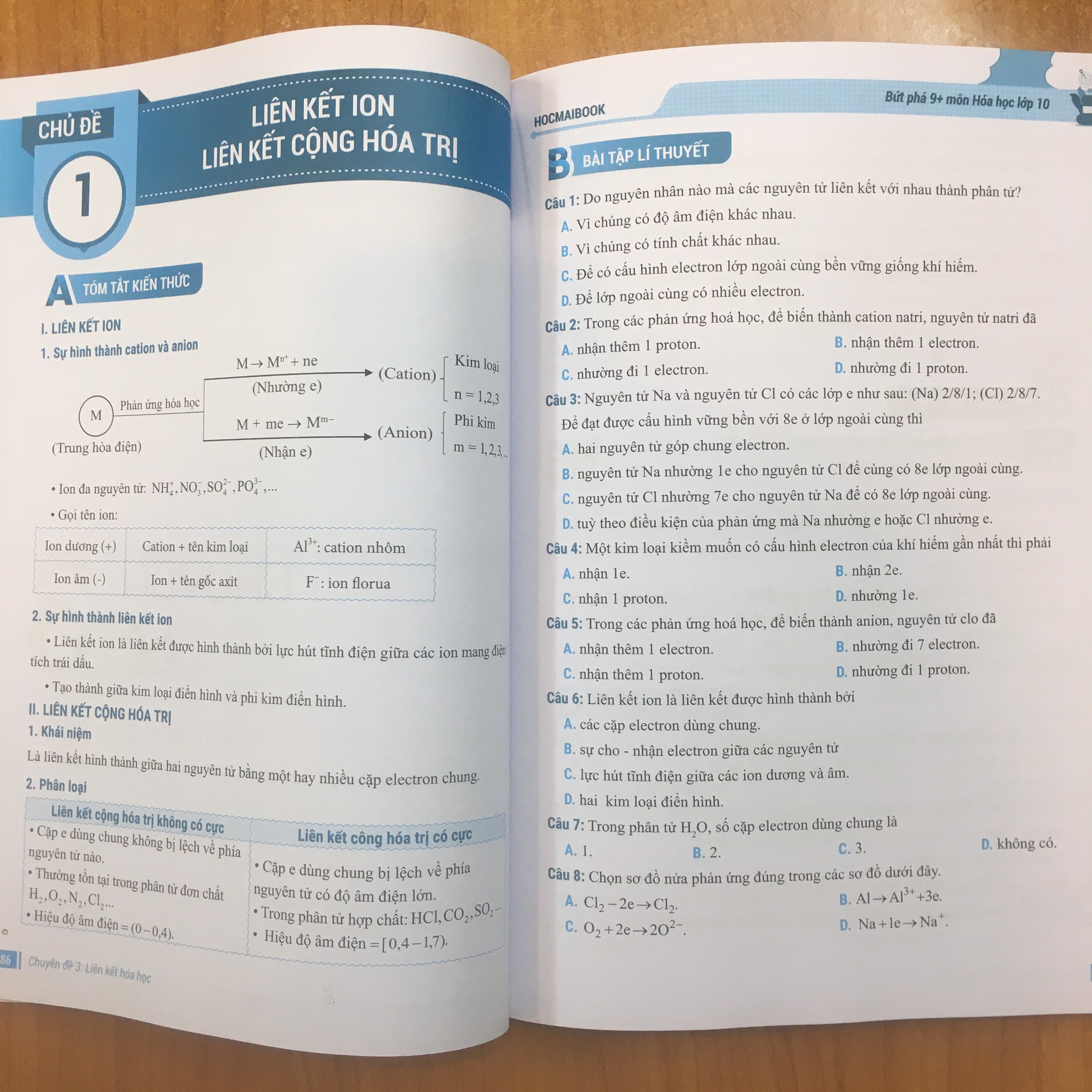 Sách Bứt phá 9+ môn Hóa học lớp 10