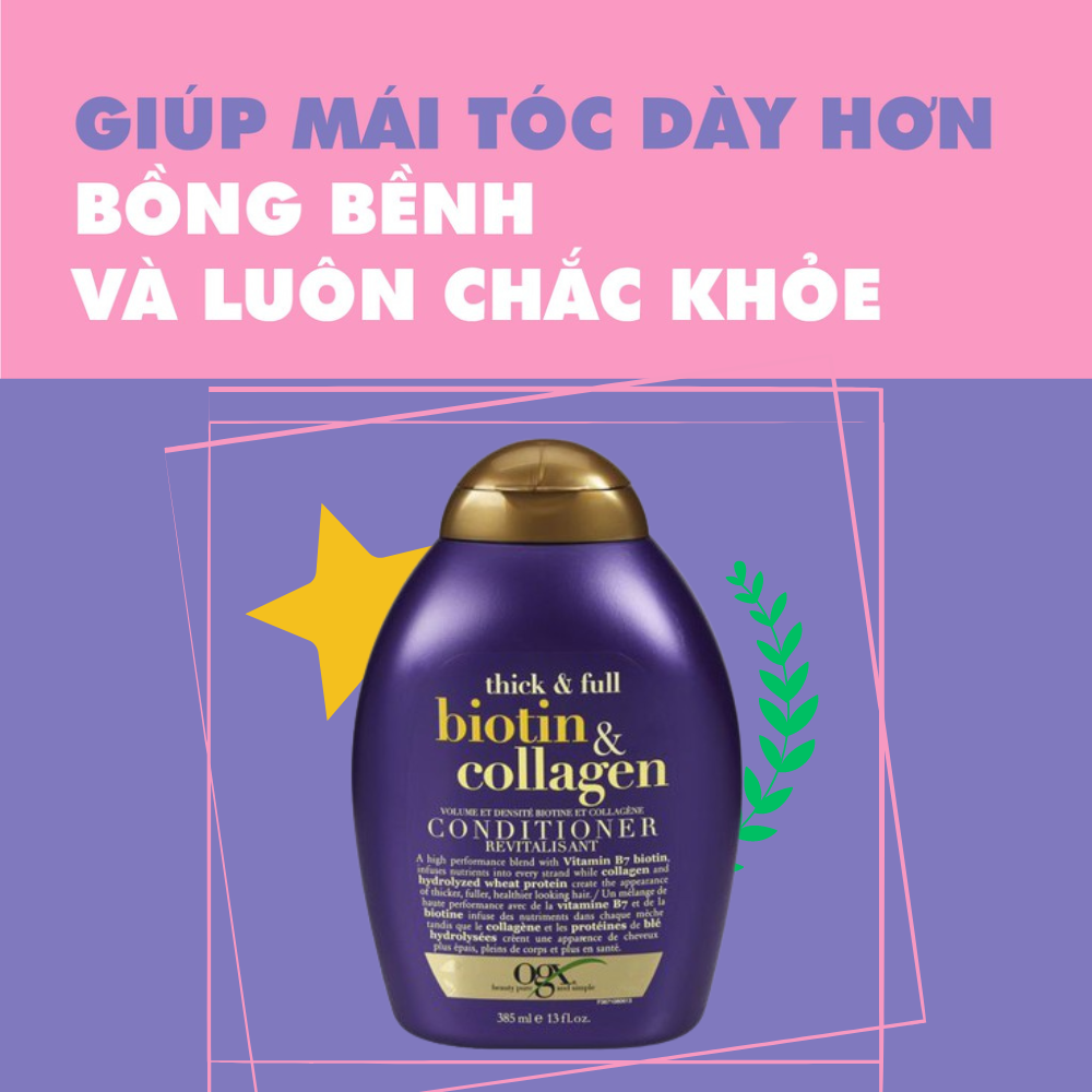 Dầu Xả OGX - Dung Tích 385ml