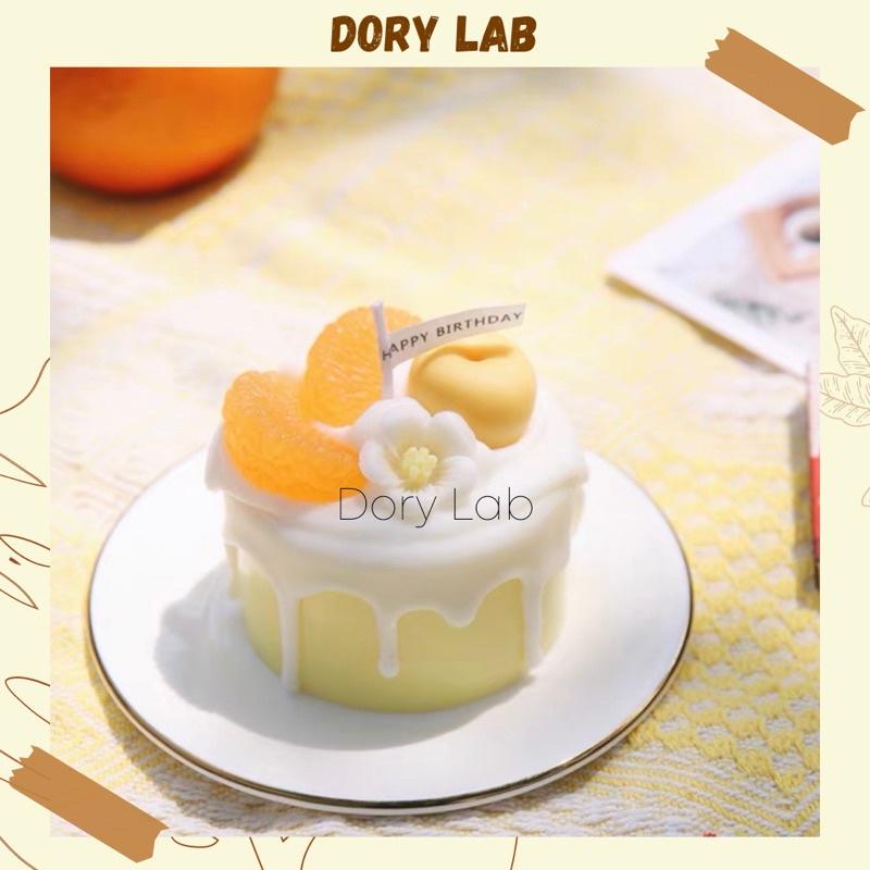 Nến Thơm Tạo Hình Bánh Kem Trái Cây Handmade Không Khói, Phụ Kiện Decor, Quà Tặng - Dory Lab