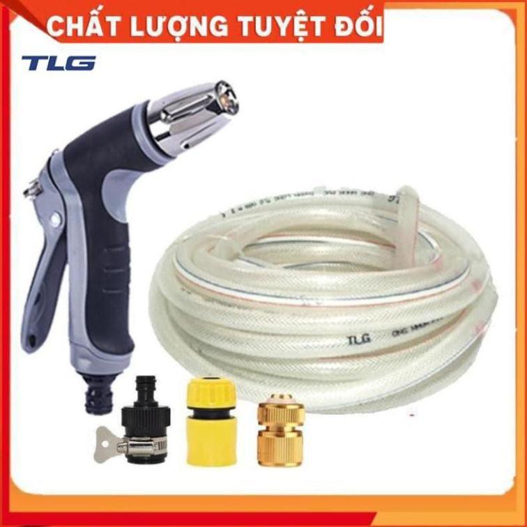 Bộ dây và vòi xịt rửa xe tưới cây tăng áp 15M 206817